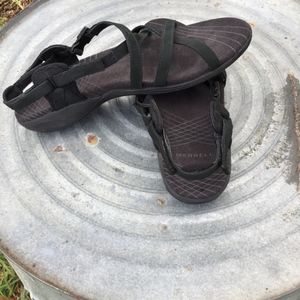 Merell Black hiking sandals size 10